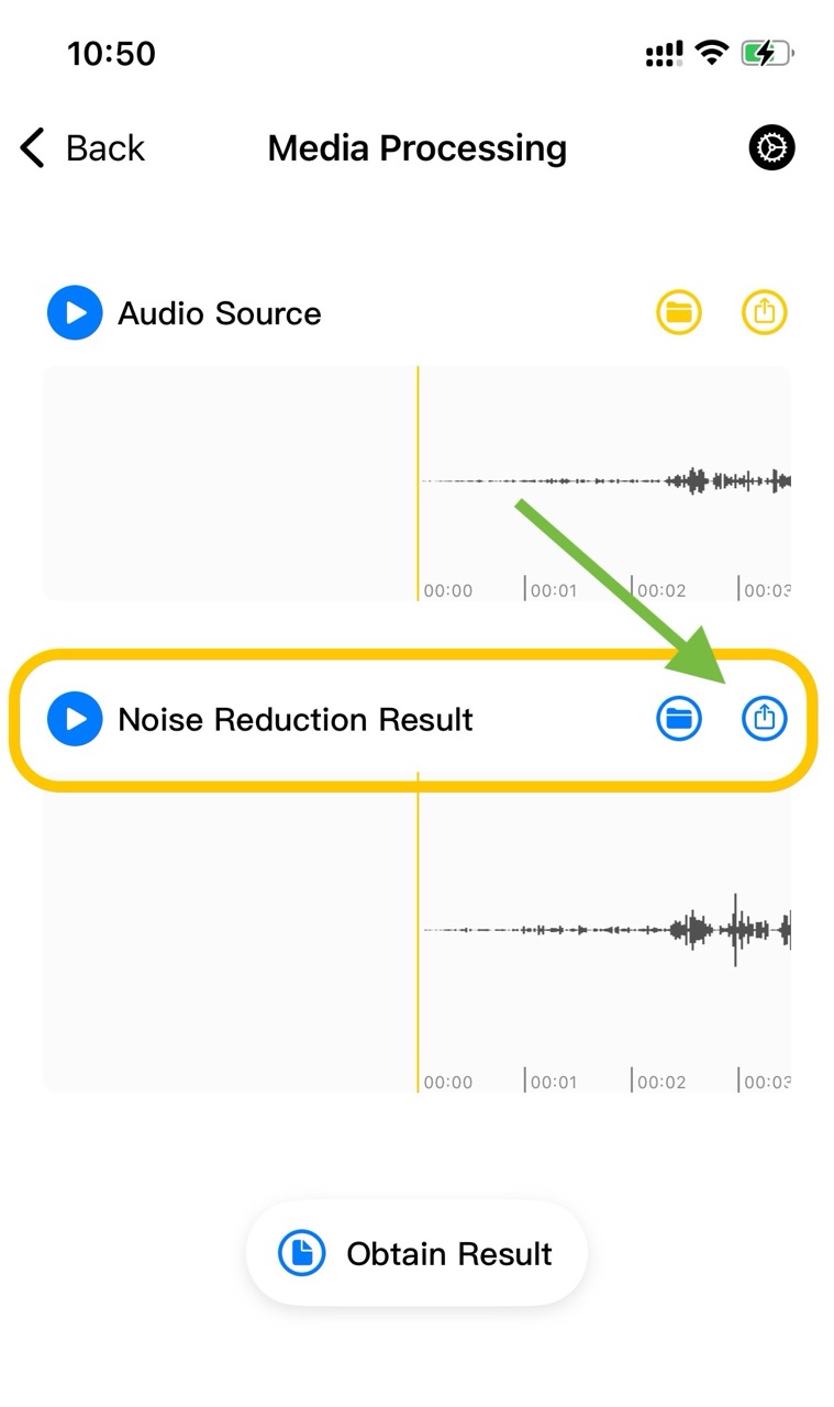YourTools-audio denoising result